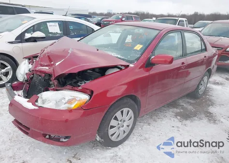 2003 Toyota Corolla Le z USA, uszkodzony, nr VIN JTDBR32E230043753